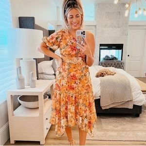 💛 VICI floral midi sundress